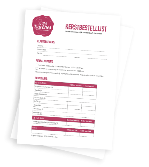 bestellijst